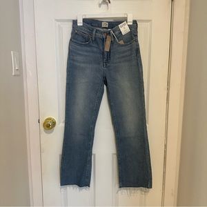 NWT J. Crew jeans. Size 28 Billie Demi Boot Crop